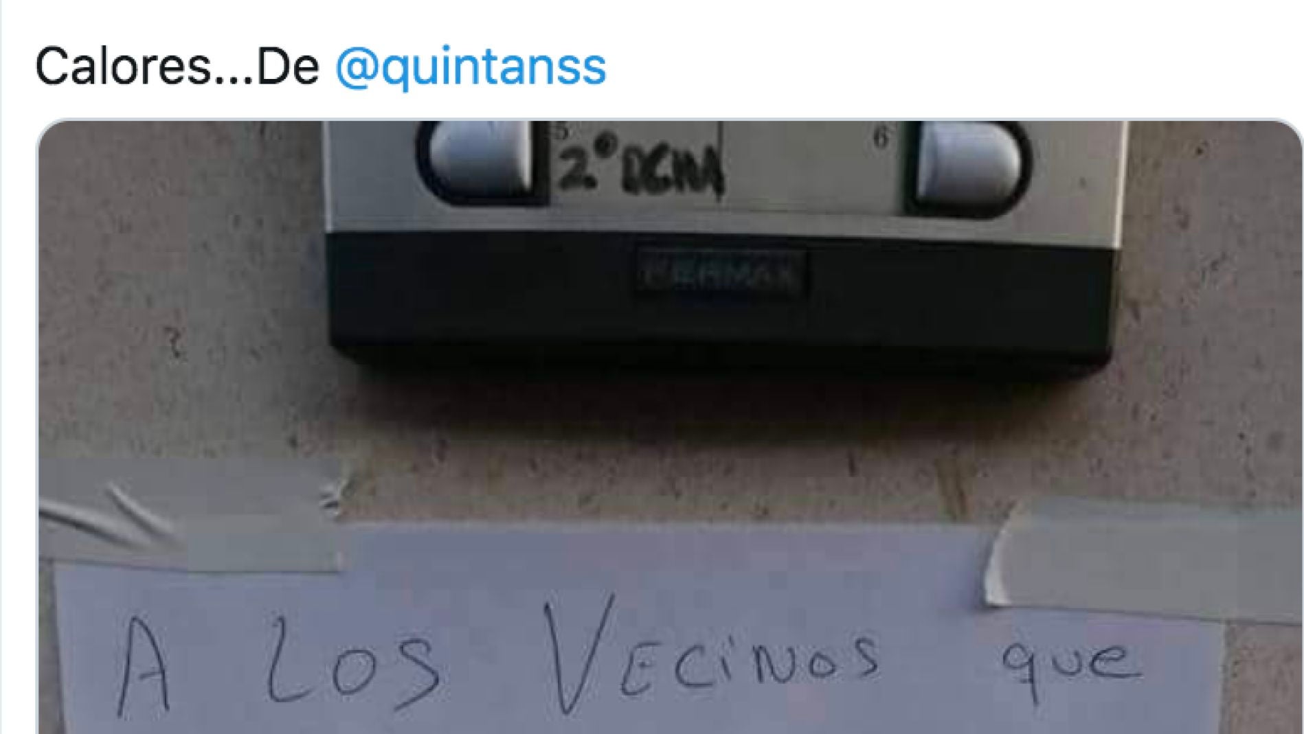 Twitter de L&iacute;os de Vecinos