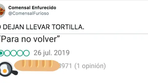 Twitter de Comensal Enfurecido Twitter de Comensal Enfurecido