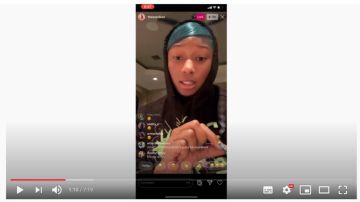 Megan Thee Stallion admitiendo que Tory Lanez la disparó