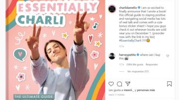 Charli D'Amelio ya tiene libro