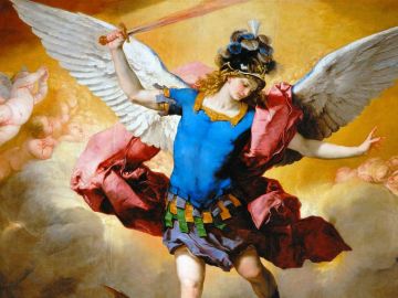 La caida de los &aacute;ngeles rebeldes - Luca Giordano