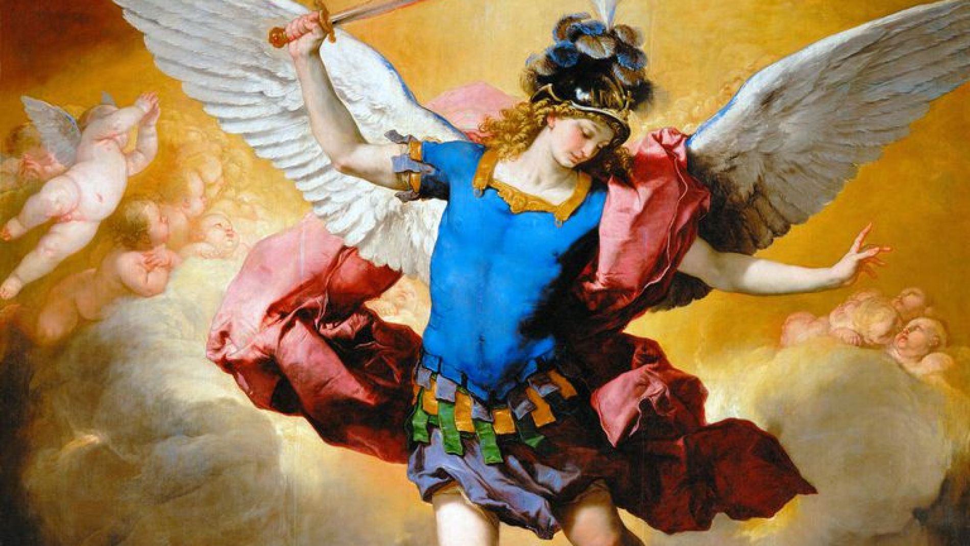 La caida de los &aacute;ngeles rebeldes - Luca Giordano