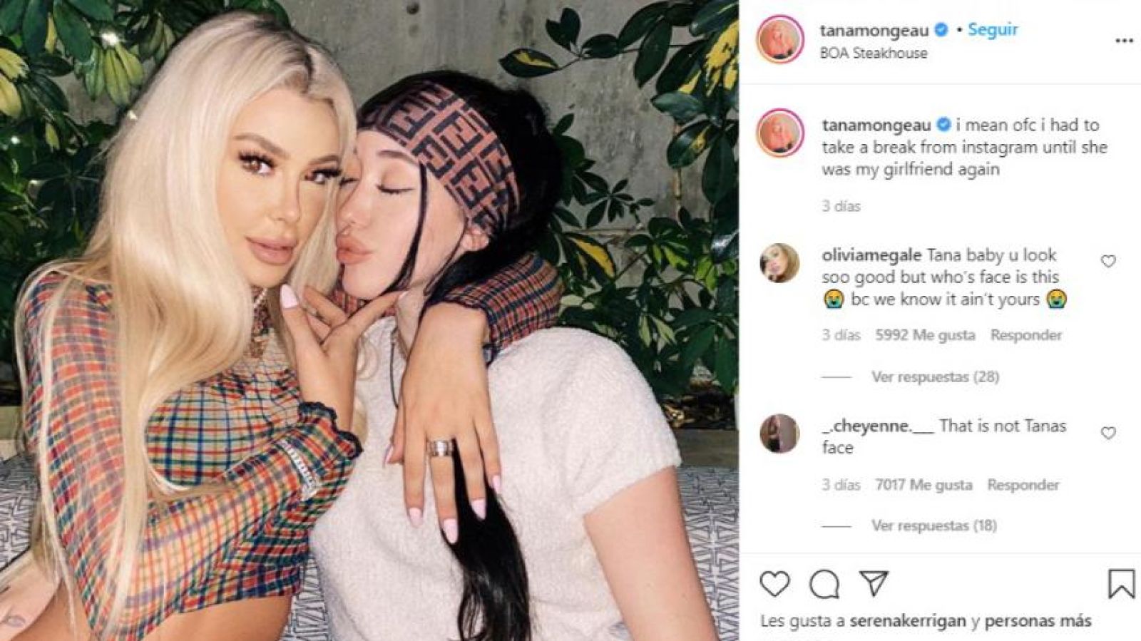 Noah Cyrus y Tana Mongeau están saliendo juntas