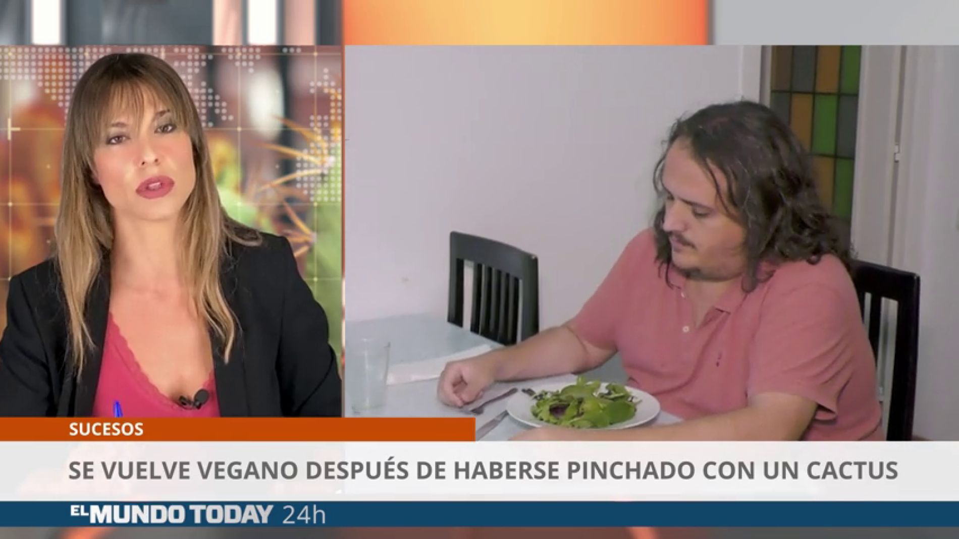 Se vuelve vegano despu&eacute;s de haberse pinchado con un c&aacute;ctus