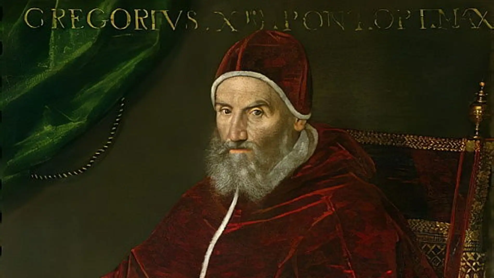 Retrato del Papa Gregorio XIII (Ugo Buoncompagni) (1502-85) de Lavinia Fontana
