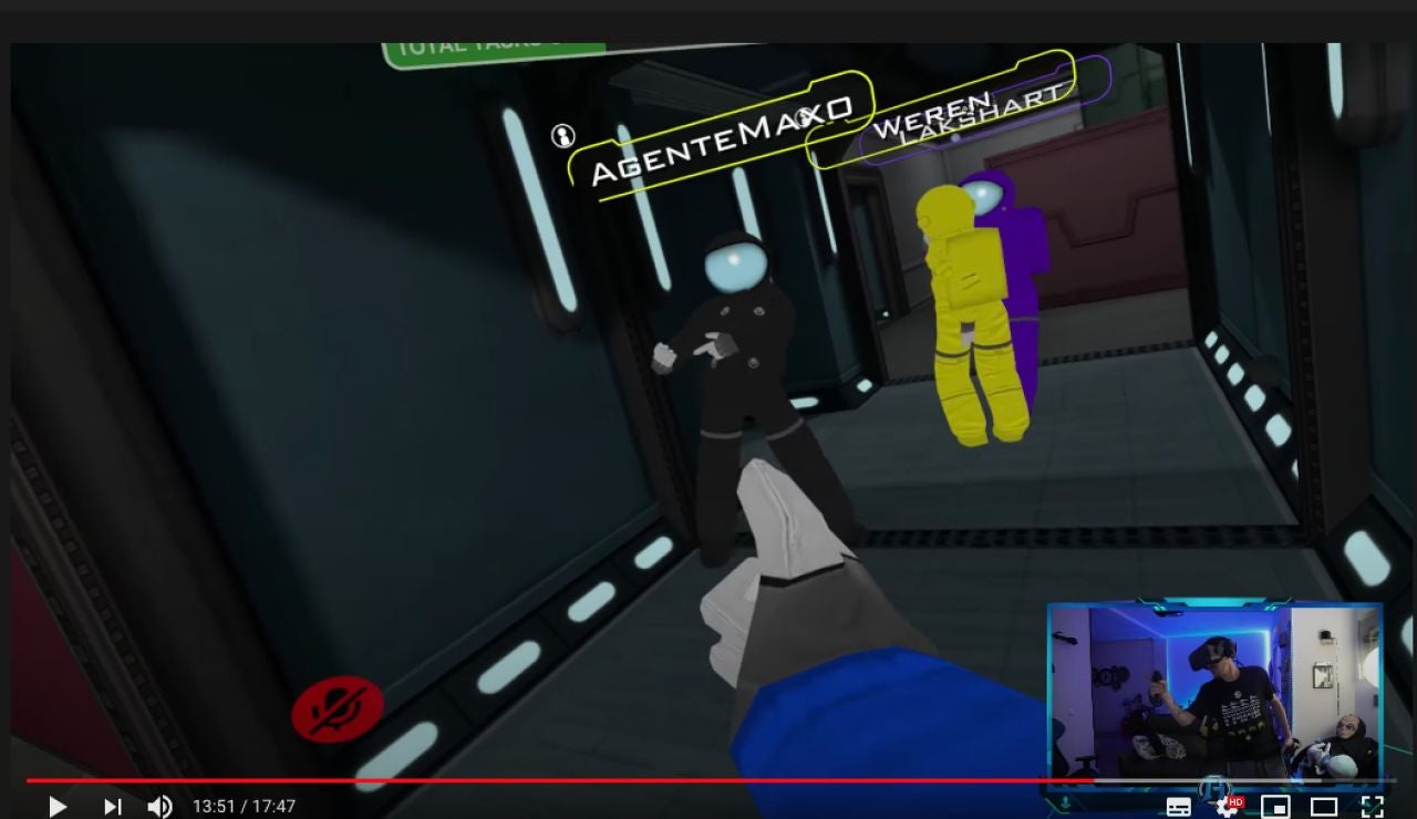 Alexby le ha cogido el truco a Among Us VR