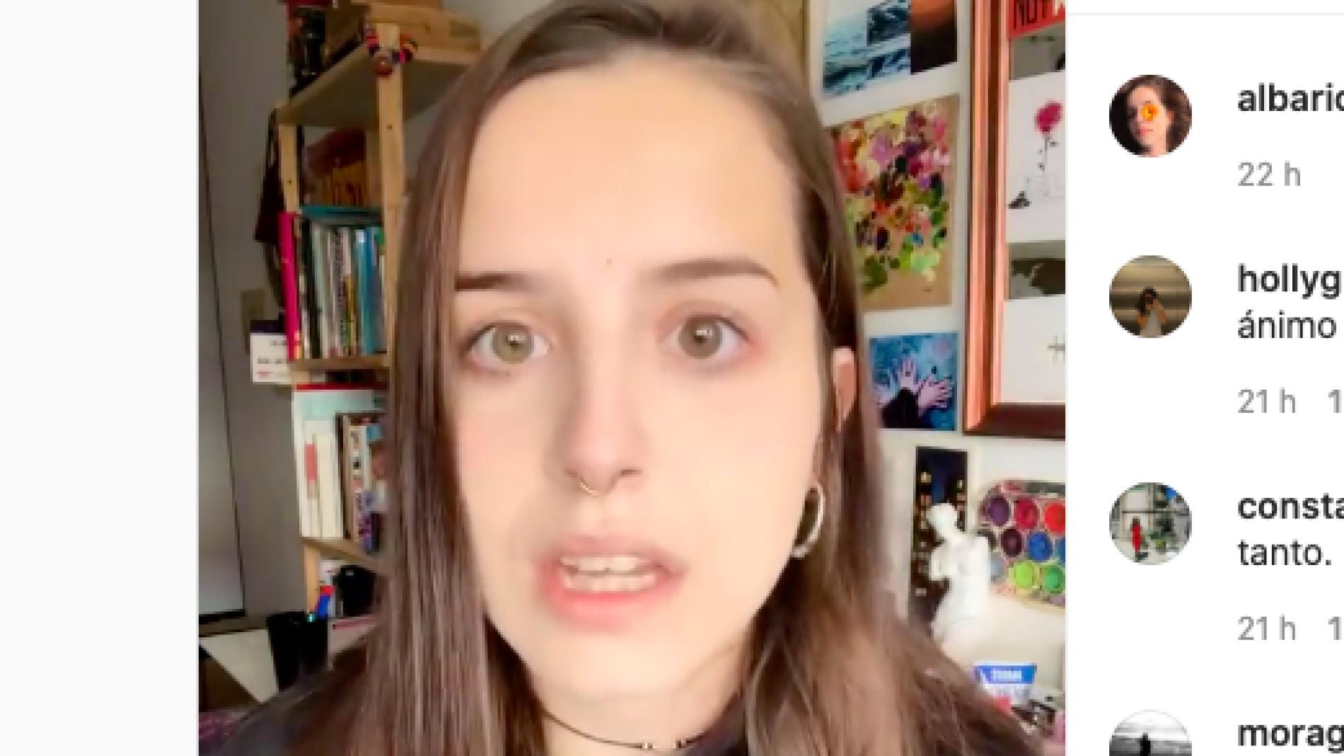 El v&iacute;deo donde Alba cuenta lo ocurrido