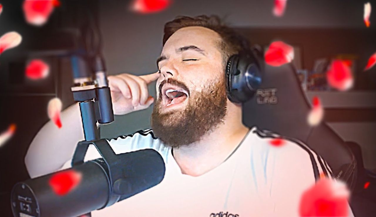 Ibai Llanos cantando a Ozuna