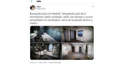 Anuncian un piso en 