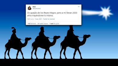 Los mejores tuits sobre el día de Reyes
