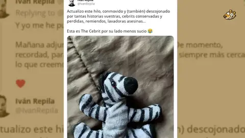 'The Cebrit': el drama viral de un padre por encontrar el peluche perdido de su hija 'The Cebrit': el drama viral de un padre por encontrar el peluche perdido de su hija