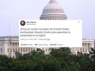As&iacute; ha vivido @norcoreano el asalto al Capitolio