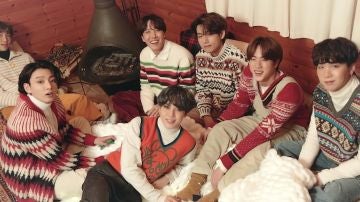 BTS anunciando su Winter Package