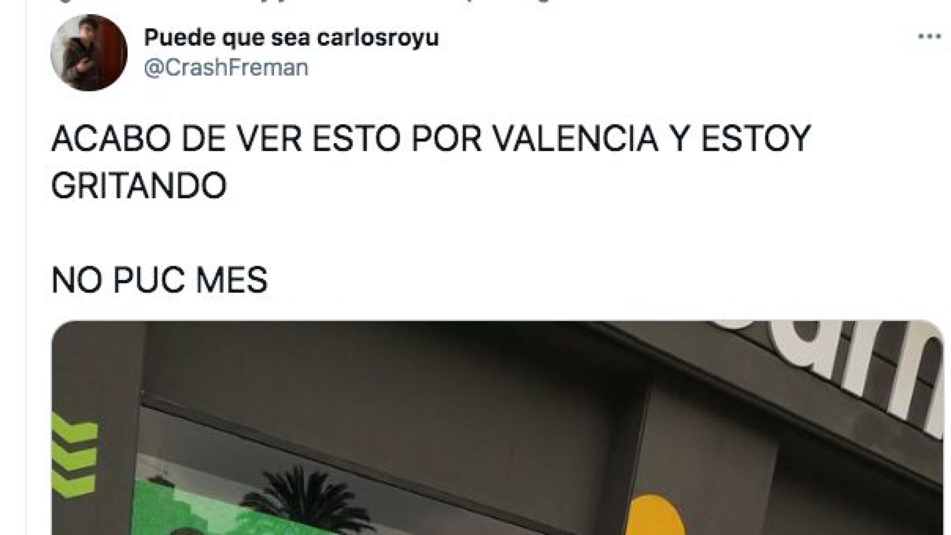 Tuit de @crashfreman