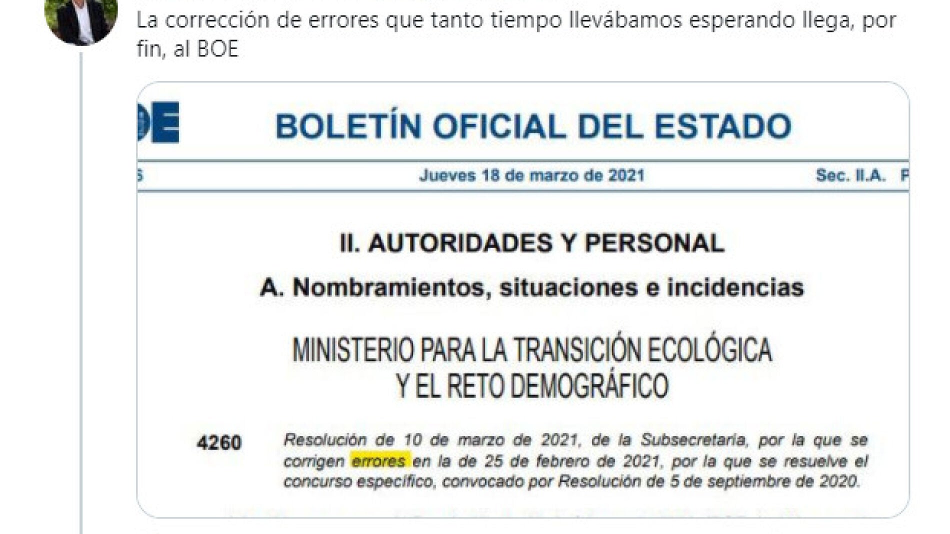 Tuit de @presnolinera