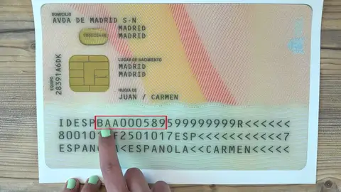 ¿Qué significa realmente el número que aparece en la parte trasera del DNI? ¿Qué significa realmente el número que aparece en la parte trasera del DNI?