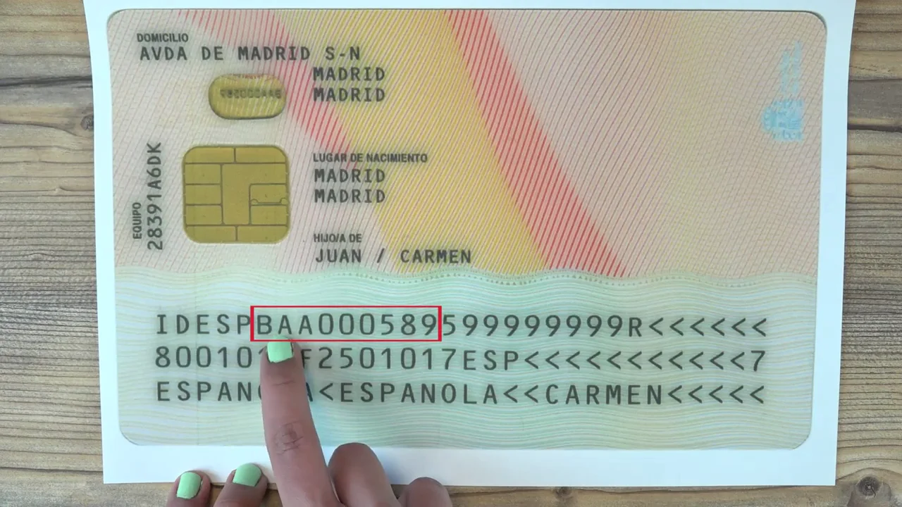 ¿Qué significa realmente el número que aparece en la parte trasera del DNI?