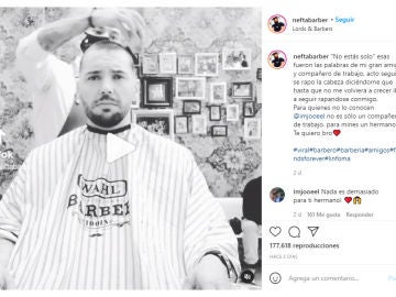 Instagram de @neftabarber