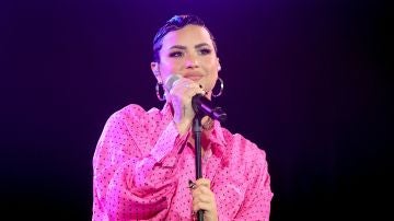 Demi Lovato con el pelo corto