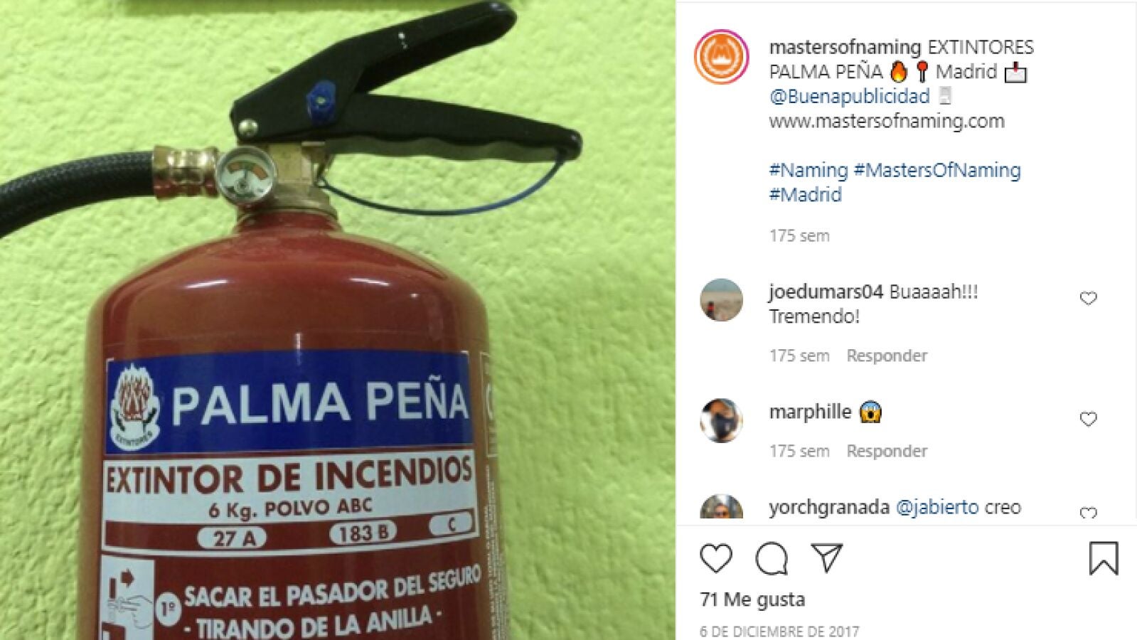 Palma Peña y otros geniales nombres de marcas que parecen un chiste