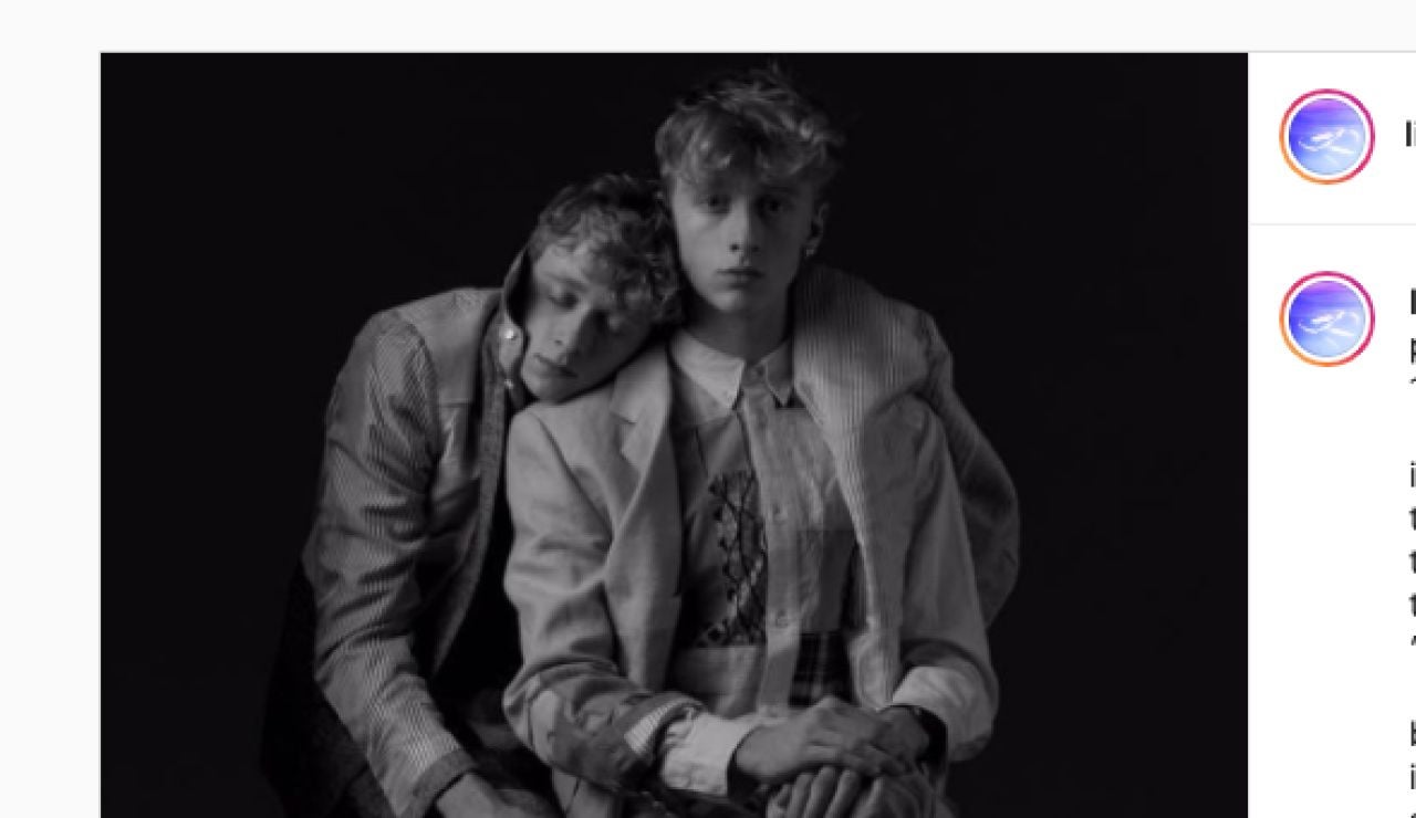 Adam y Patrick Perkins, en una foto de estudio