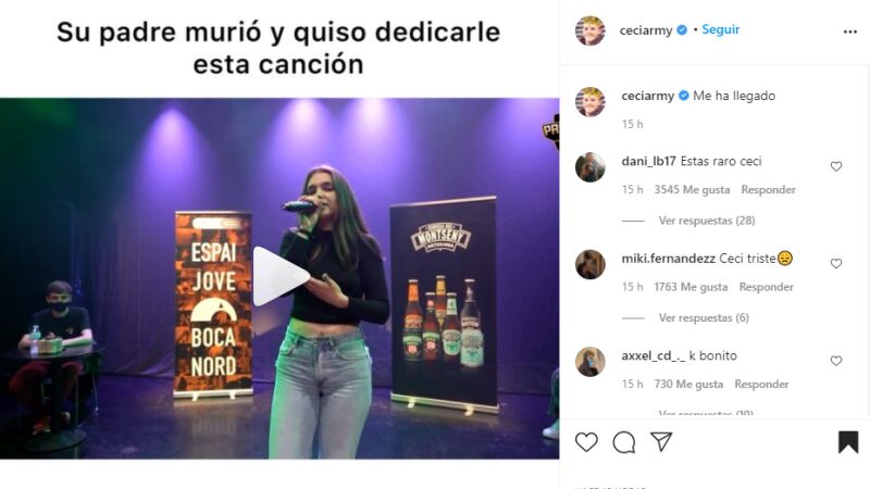 Una joven se vuelve viral dedicándole una emocionante canción a su padre fallecido