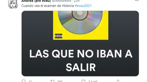 Tuit de selectividad de @anddreahl Tuit de selectividad de @anddreahl