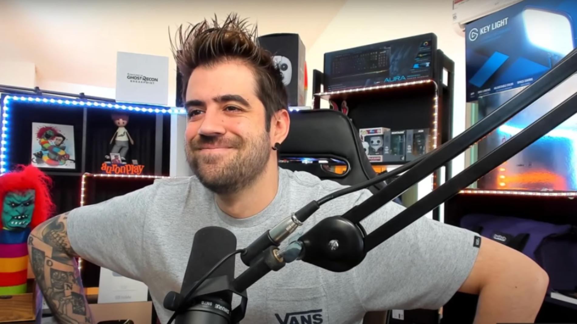 Auronplay en su canal de Twitch