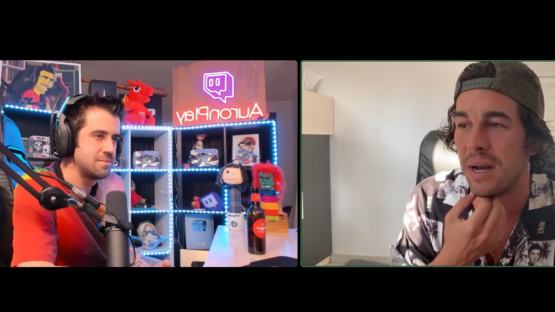 Auronplay charla con Mario Casas