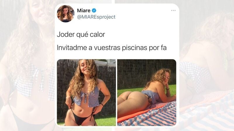 Miare, atacada por mostrarse en bikini: “Depílate los sobacos”