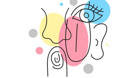 Ilustración 5 sentidos Ilustración 5 sentidos