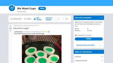 Subforo de Reddit We Want Cups Subforo de Reddit We Want Cups