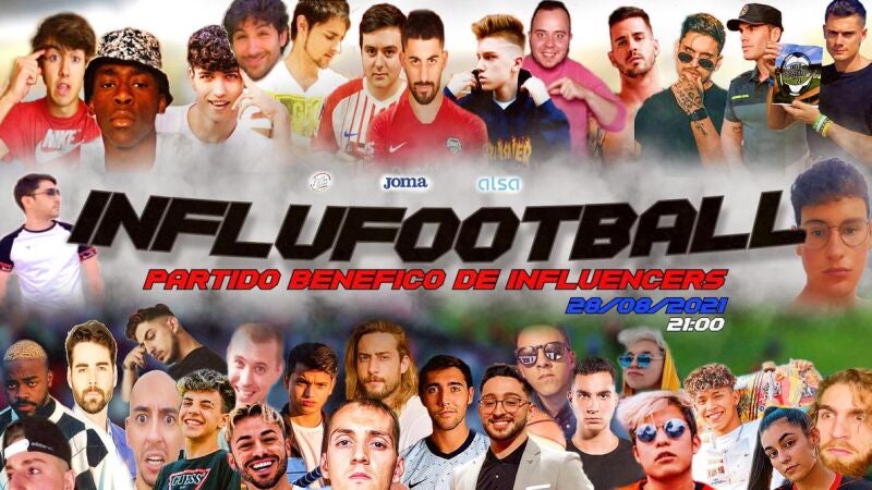 Todo sobre Influfootball: el partido benéfico de los influencers