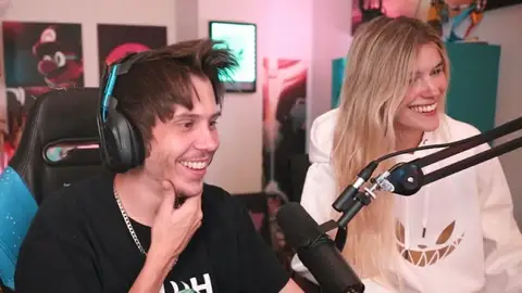 Rubius e Irina durante un directo Rubius e Irina durante un directo