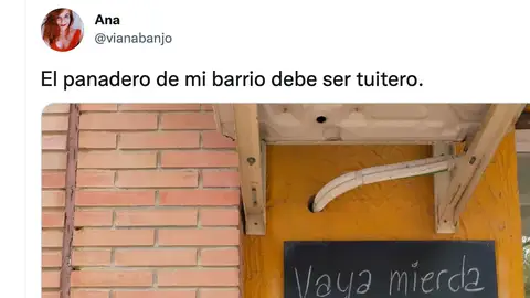 El demoledor cartel de un panadero de Murcia que está arrasando en Twitter El demoledor cartel de un panadero de Murcia que está arrasando en Twitter