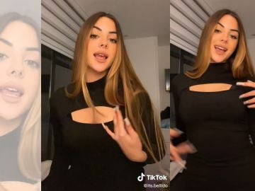 Luc&iacute;a Bellido en uno de sus tiktoks.