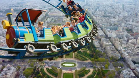 Montaña rusa infantil Atracciones infantiles