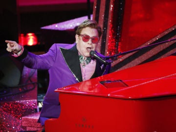 Elton John en la gala de los Oscar 2020