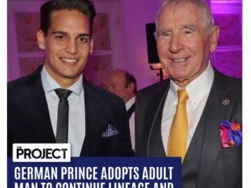 Un príncipe alemán adopta a un hombre adulto ante la falta de heredero