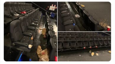 Las fotos de una sala de cine se vuelven virales por este asqueroso motivo