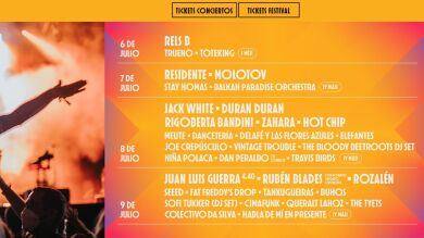 Festival Cruïlla 2022 sorprende con Jack White, Rubén Blades y Juan Luis Guerra