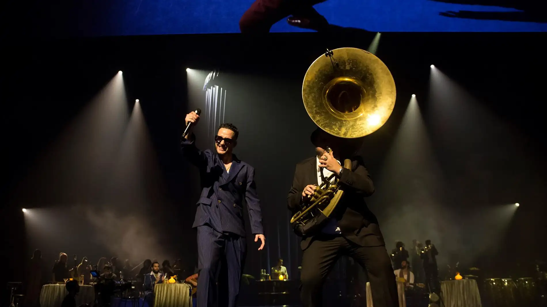 C.Tangana durante su concierto en Málaga