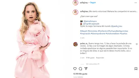 Sofia Jirau, modelo con síndrome de Down que participó del lanzamiento de la nueva colección de Victoria´s Secret. Sofia Jirau, modelo con síndrome de Down que participó del lanzamiento de la nueva colección de Victoria´s Secret.