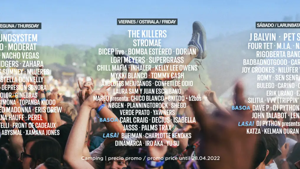 LCD Soundsystem, The Killers, J Balvin y Pet Shop Boys lideran el cartel del BBK Live 2022