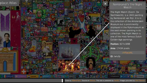 Atlas del Reddit Place 2022 Atlas del Reddit Place 2022