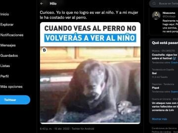 El perro-ni&ntilde;o de los horrores