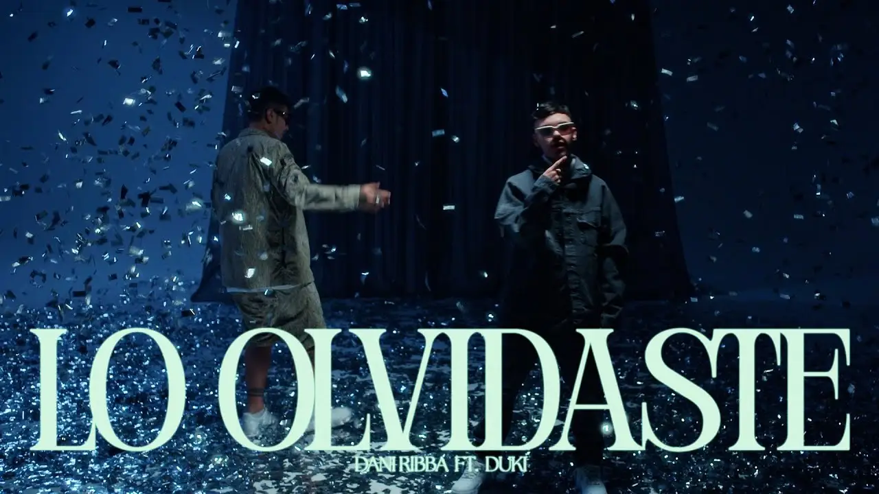 Duki y Dani Ribba en su videoclip de &#39;Lo Olvidaste&#39;.