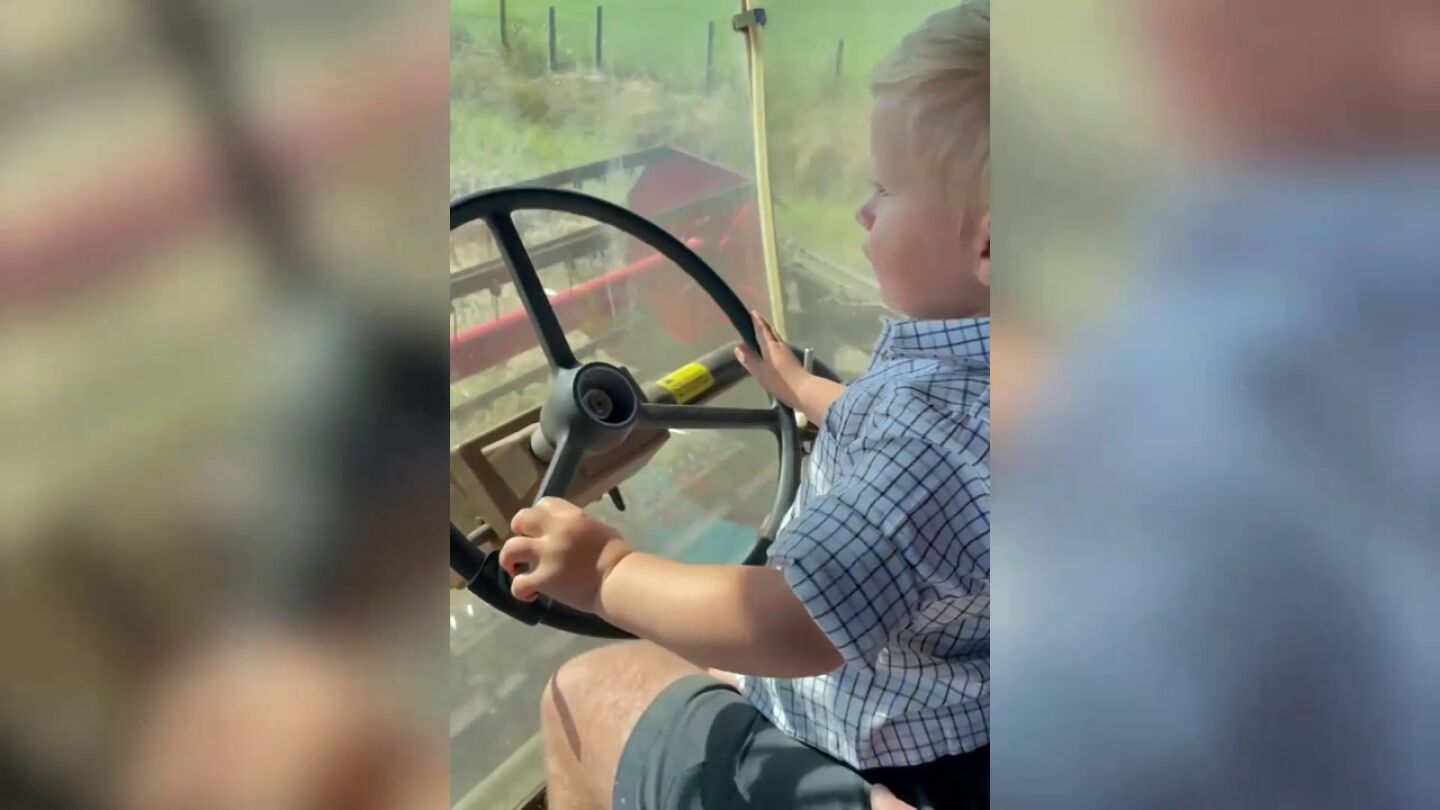 Niño conduciendo