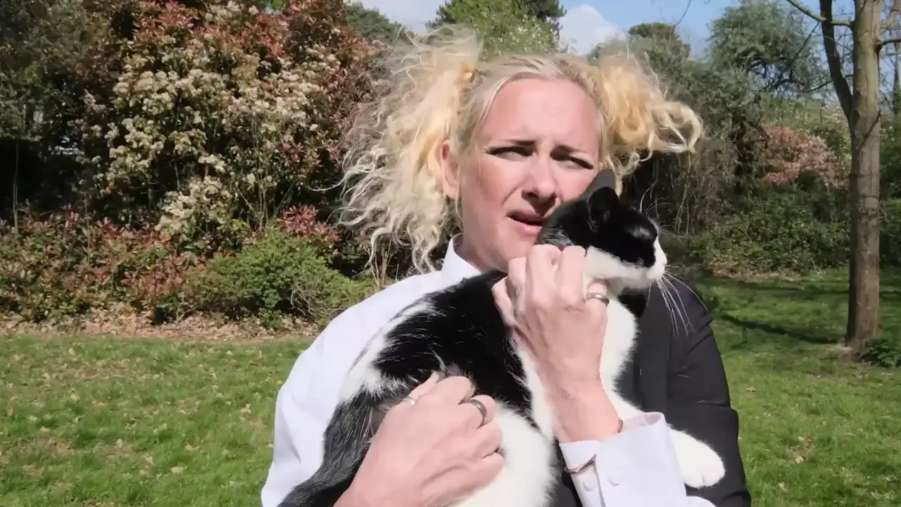 Lo nunca visto: Una mujer de Reino Unido se casa con su gata para evitar que la expulsen de un piso de alquiler