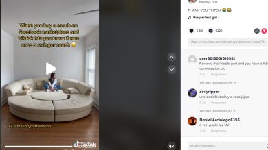 Una mujer descubre la historia de su sofá gracias a sus seguidores y decide limpiarlo de inmediato